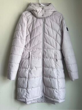 Lole Quilted Long Puffer Coat with Hood